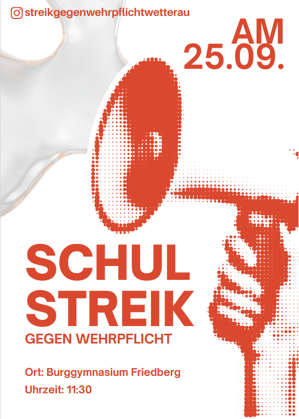 Vierter Schulstreik gegen die Wehrpflicht 1 Streik Wehrpflilcht 1